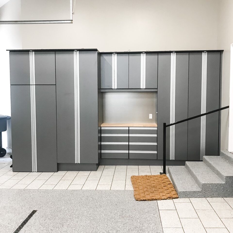 The Closet Butler Garage Project - Small Space Storage Solution