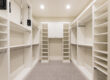 The closet butler custom closet by the closet butler with white finish main view.