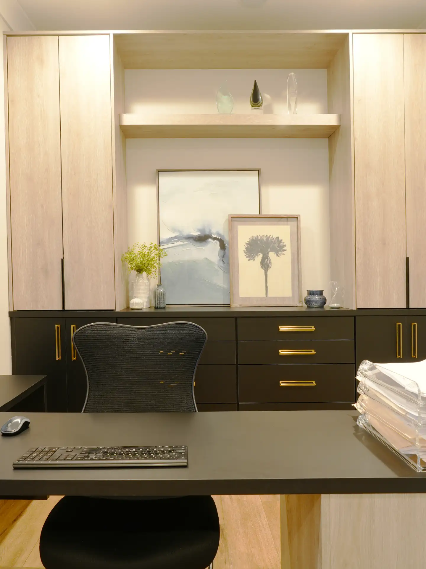 The closet butler ferrara showroom display.