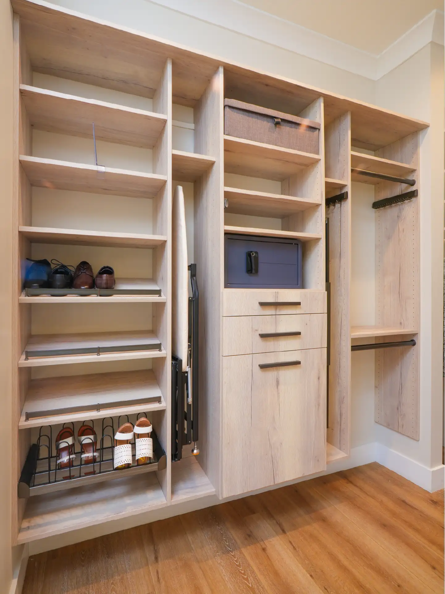 The closet butler seville showroom display.