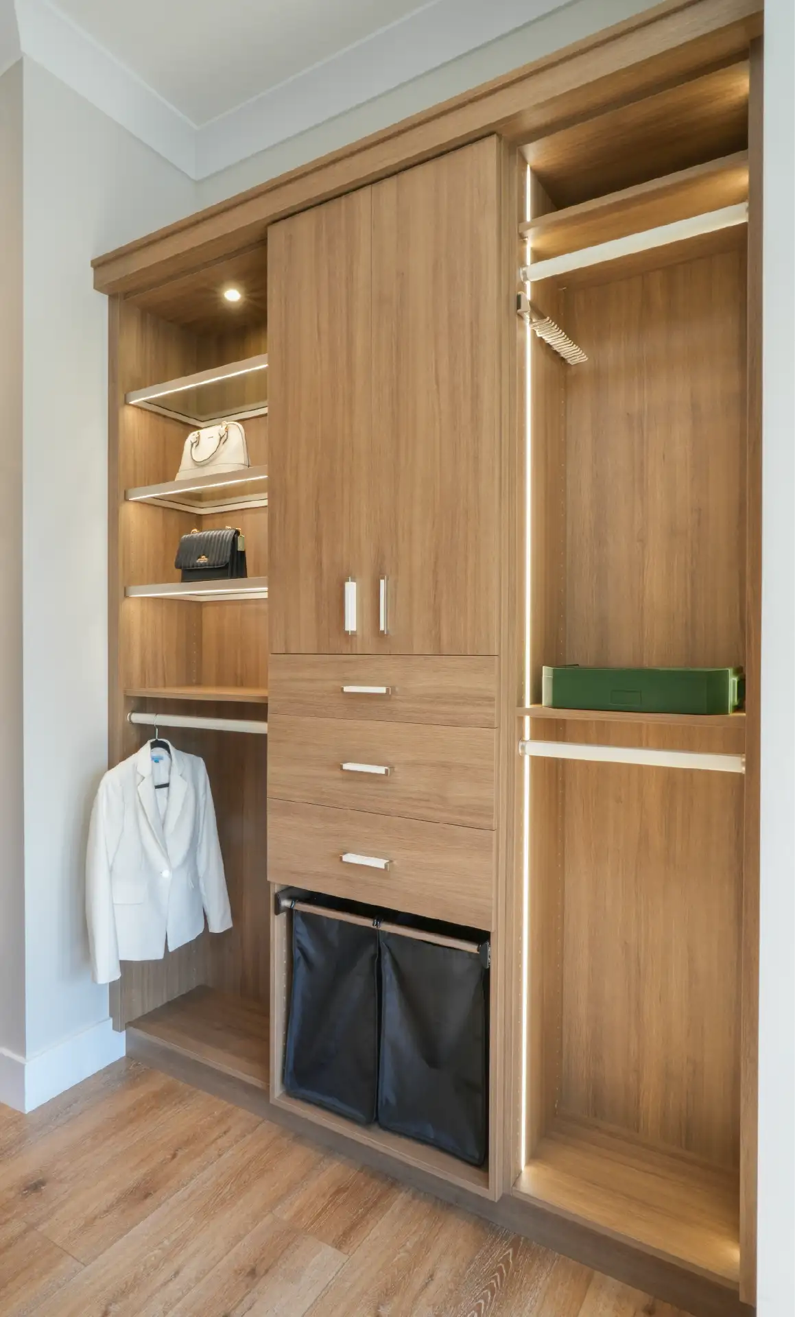 The closet butler verona showroom display.
